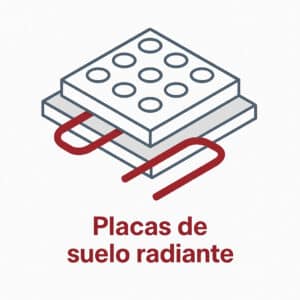 Placas de suelo radiante
