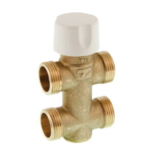 Válvula de zona Fan-Coil 4 Vías M-M 3/4” kv 2,5